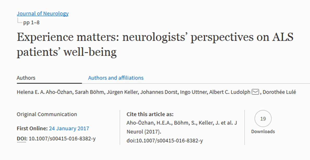 Journal of Neurology